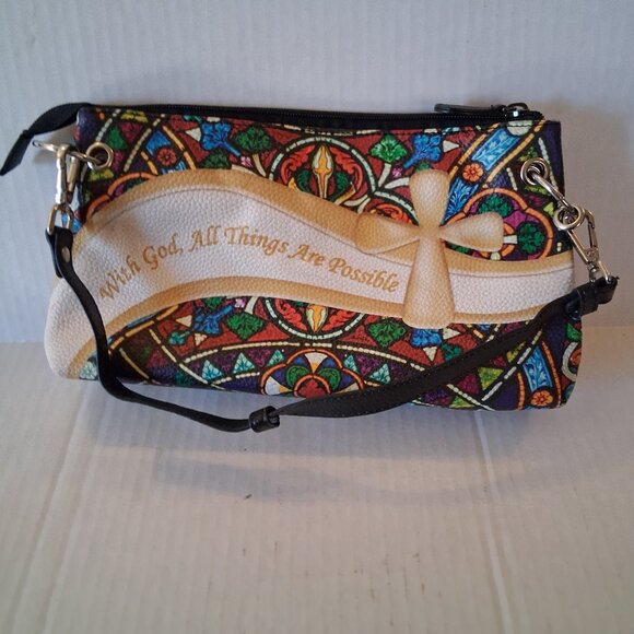 bradford exchange religious convertible handbag - Picture 1 of 5